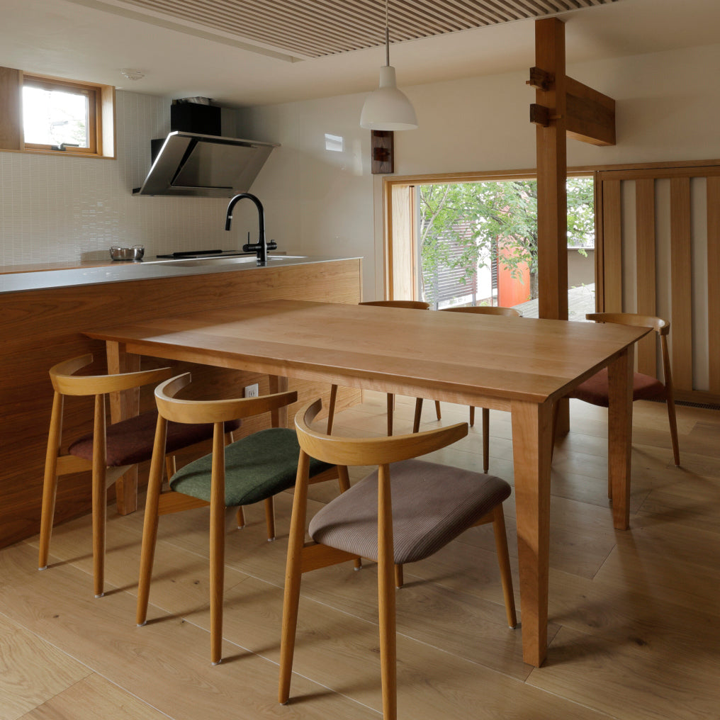 ダイニングテーブル (ハードメープルタモ)